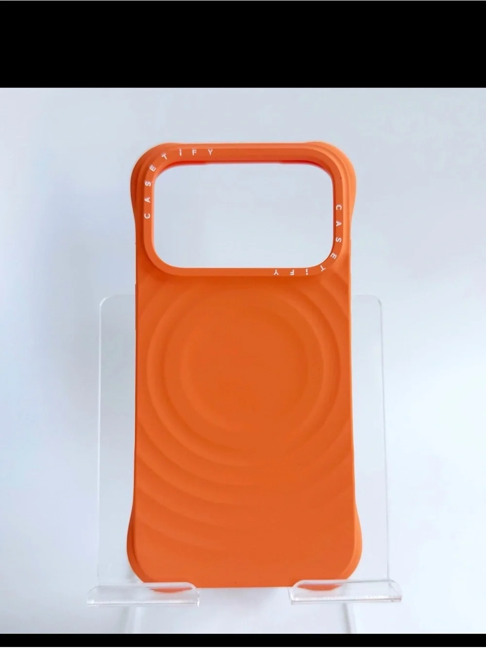 Casetify Orange Silicone Case iPhone 17 pro max
